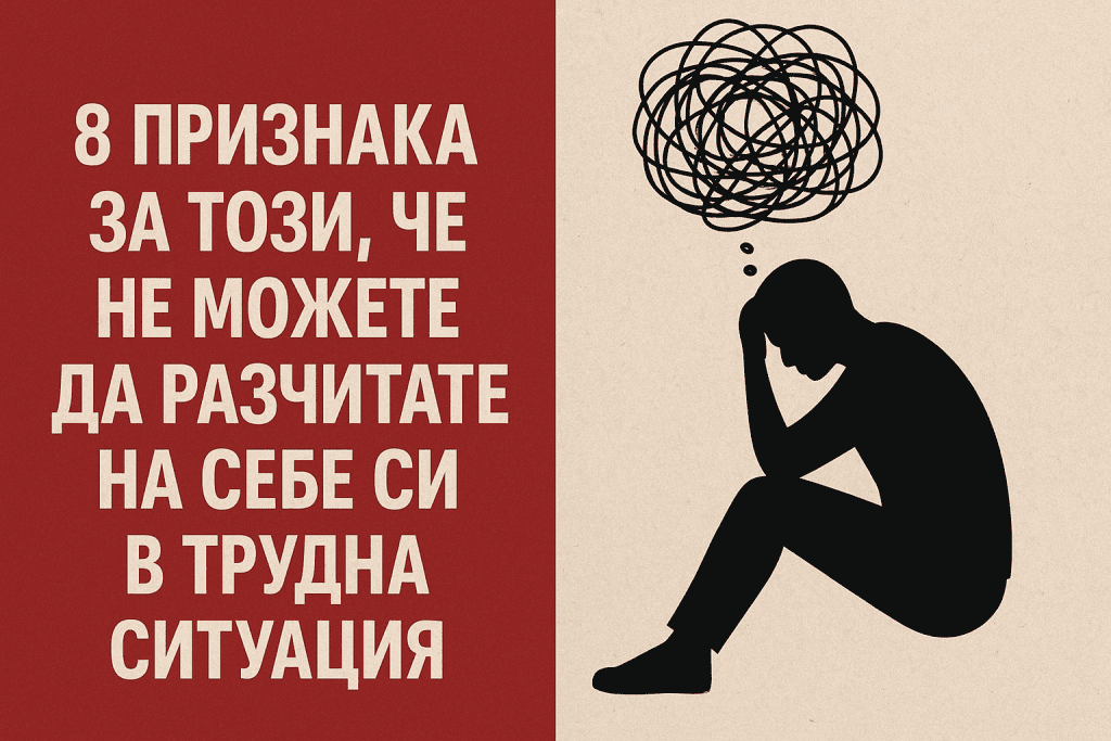 8 признаци за това, че не можете да разчитате на себе си в трудна ситуация
